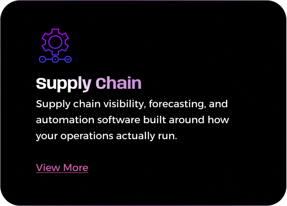 Supply Chain Service Card